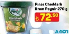 PINAR CHEDDARLI KREM PEYNİR 270 G